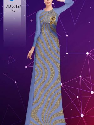 1613137660 2 Vai Ao Dai Hoa In 3D kieu moi AD 20157