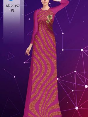 1613137662 410 Vai Ao Dai Hoa In 3D kieu moi AD 20157