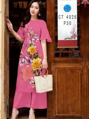 1613274165 468 Vai Ao Dai Hoa In 3D kieu moi AD CT4026