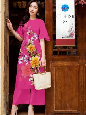 1613274166 4 Vai Ao Dai Hoa In 3D kieu moi AD CT4026