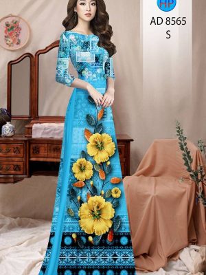 Vải Áo Dài Hoa In 3D kiểu mới AD 8565 21 1613274421 5 Vai Ao Dai Hoa In 3D kieu moi AD 8565