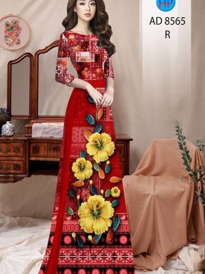 Vải Áo Dài Hoa In 3D kiểu mới AD 8565 23 1613274421 711 Vai Ao Dai Hoa In 3D kieu moi AD 8565