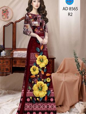 Vải Áo Dài Hoa In 3D kiểu mới AD 8565 27 1613274423 664 Vai Ao Dai Hoa In 3D kieu moi AD 8565