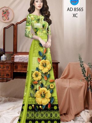 Vải Áo Dài Hoa In 3D kiểu mới AD 8565 30 1613274424 125 Vai Ao Dai Hoa In 3D kieu moi AD 8565