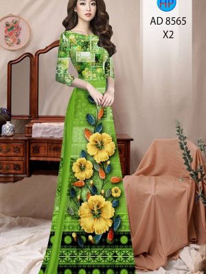 Vải Áo Dài Hoa In 3D kiểu mới AD 8565 28 1613274424 956 Vai Ao Dai Hoa In 3D kieu moi AD 8565