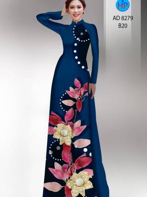 1613362224 400 Vai Ao Dai Hoa In 3D kieu moi AD 8279
