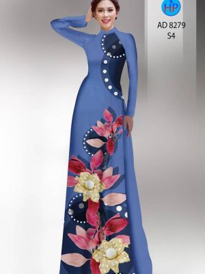 1613362225 769 Vai Ao Dai Hoa In 3D kieu moi AD 8279