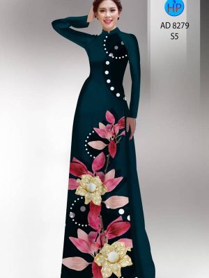 1613362226 279 Vai Ao Dai Hoa In 3D kieu moi AD 8279