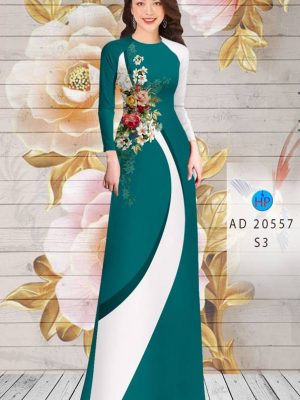 1613444164 133 Vai Ao Dai Hoa In 3D thiet ke 2021 AD