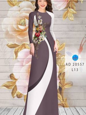 1613444165 484 Vai Ao Dai Hoa In 3D thiet ke 2021 AD