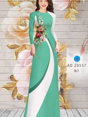 1613444165 880 Vai Ao Dai Hoa In 3D thiet ke 2021 AD