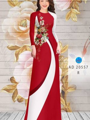 1613444166 139 Vai Ao Dai Hoa In 3D thiet ke 2021 AD