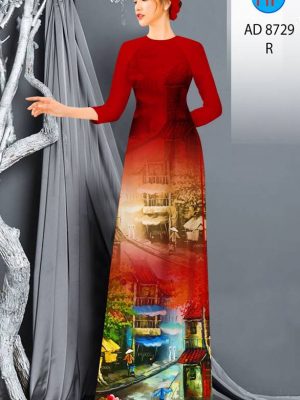 Vải Áo Dài Phong Cảnh kiểu mới AD 8729 28 1613444665 761 Vai Ao Dai Phong Canh kieu moi AD 8729