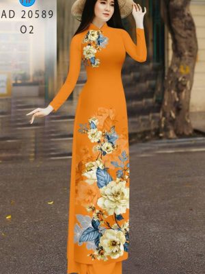 1613445980 870 Vai Ao Dai Hoa In 3D thiet ke 2021 AD
