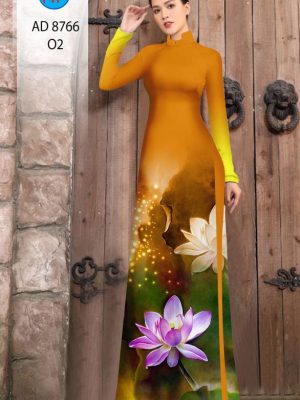 Vải Áo Dài Hoa Sen mới ra AD 8766 20 1613448795 974 Vai Ao Dai Hoa Sen moi ra AD 8766