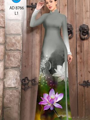 Vải Áo Dài Hoa Sen mới ra AD 8766 25 1613448796 622 Vai Ao Dai Hoa Sen moi ra AD 8766