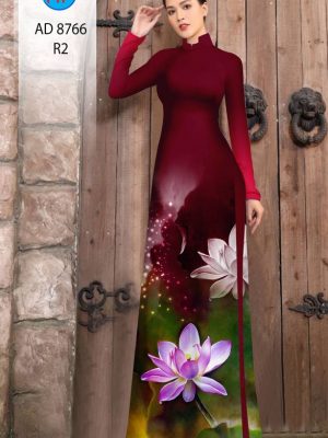 Vải Áo Dài Hoa Sen mới ra AD 8766 22 1613448796 796 Vai Ao Dai Hoa Sen moi ra AD 8766