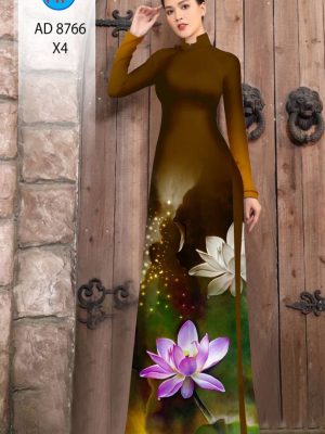 Vải Áo Dài Hoa Sen mới ra AD 8766 27 1613448797 283 Vai Ao Dai Hoa Sen moi ra AD 8766