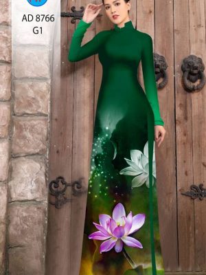 Vải Áo Dài Hoa Sen mới ra AD 8766 26 1613448797 855 Vai Ao Dai Hoa Sen moi ra AD 8766
