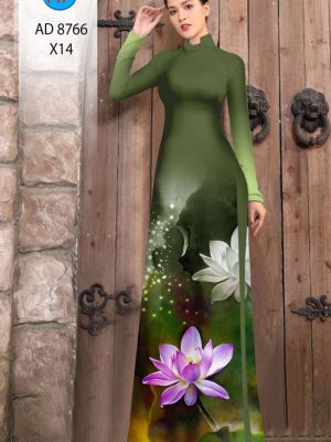 Vải Áo Dài Hoa Sen mới ra AD 8766 34 1613448798 793 Vai Ao Dai Hoa Sen moi ra AD 8766