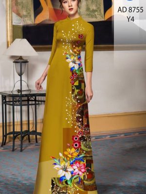 Vải Áo Dài Hoa Ly kiểu mới AD 8755 22 1613449056 830 Vai Ao Dai Hoa Ly kieu moi AD 8755