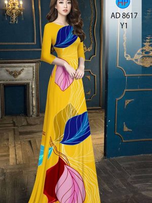 Vải Áo Dài In Hình Lá kiểu mới AD 8617 25 1613530652 743 Vai Ao Dai In Hinh La kieu moi AD 8617