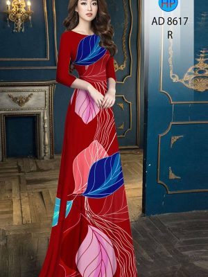 Vải Áo Dài In Hình Lá kiểu mới AD 8617 30 1613530654 434 Vai Ao Dai In Hinh La kieu moi AD 8617
