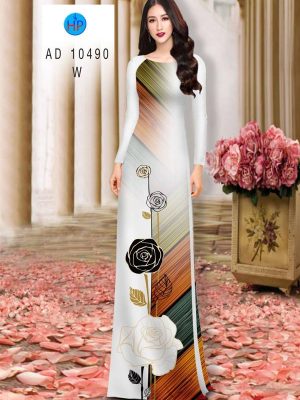 Vải Áo Dài Hoa Hồng mới ra AD 10490 24 1613531133 310 Vai Ao Dai Hoa Hong moi ra AD 10490