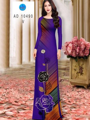 Vải Áo Dài Hoa Hồng mới ra AD 10490 26 1613531133 493 Vai Ao Dai Hoa Hong moi ra AD 10490