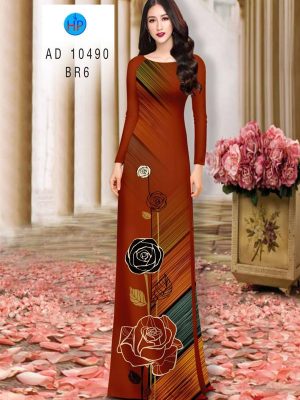 Vải Áo Dài Hoa Hồng mới ra AD 10490 31 1613531134 619 Vai Ao Dai Hoa Hong moi ra AD 10490