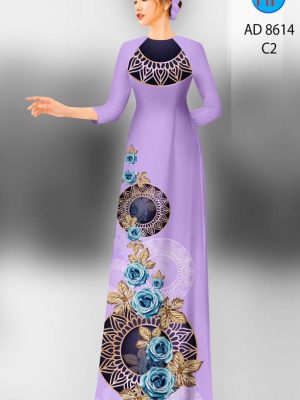 Vải Áo Dài Hoa Hồng thiết kế 2021 AD 8614 20 1613532169 549 Vai Ao Dai Hoa Hong thiet ke 2021 AD 8614