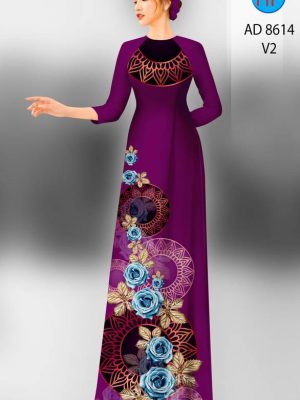 Vải Áo Dài Hoa Hồng thiết kế 2021 AD 8614 24 1613532170 757 Vai Ao Dai Hoa Hong thiet ke 2021 AD 8614