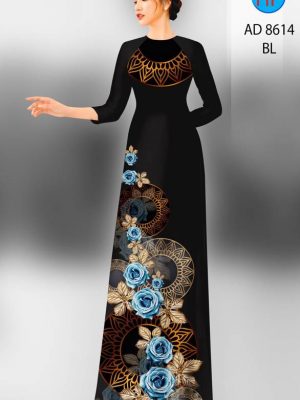 Vải Áo Dài Hoa Hồng thiết kế 2021 AD 8614 21 1613532170 94 Vai Ao Dai Hoa Hong thiet ke 2021 AD 8614