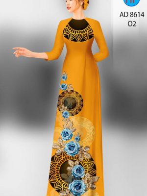 Vải Áo Dài Hoa Hồng thiết kế 2021 AD 8614 26 1613532171 176 Vai Ao Dai Hoa Hong thiet ke 2021 AD 8614