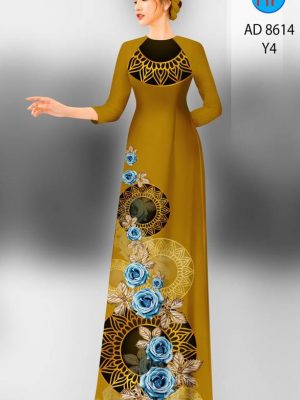Vải Áo Dài Hoa Hồng thiết kế 2021 AD 8614 30 1613532171 335 Vai Ao Dai Hoa Hong thiet ke 2021 AD 8614