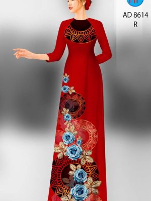 Vải Áo Dài Hoa Hồng thiết kế 2021 AD 8614 35 1613532172 978 Vai Ao Dai Hoa Hong thiet ke 2021 AD 8614