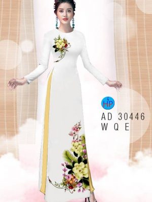 Vải Áo Dài Hoa In 3D kiểu mới AD 30446 24 1613533173 538 Vai Ao Dai Hoa In 3D kieu moi AD 30446