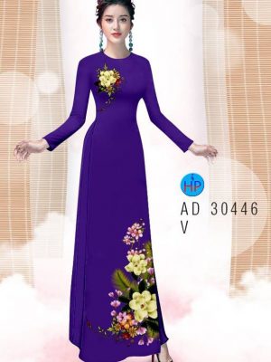 Vải Áo Dài Hoa In 3D kiểu mới AD 30446 28 1613533174 646 Vai Ao Dai Hoa In 3D kieu moi AD 30446