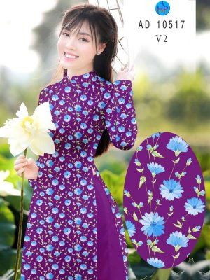 Vải Áo Dài Hoa Nhí kiểu mới AD 10517 21 1613533421 271 Vai Ao Dai Hoa Nhi kieu moi AD 10517