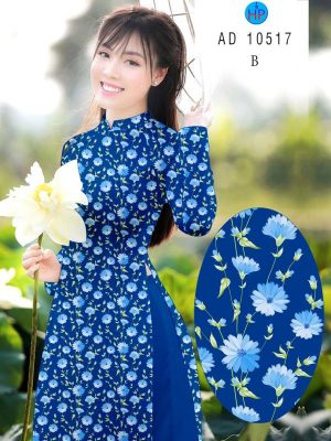 Vải Áo Dài Hoa Nhí kiểu mới AD 10517 25 1613533421 616 Vai Ao Dai Hoa Nhi kieu moi AD 10517