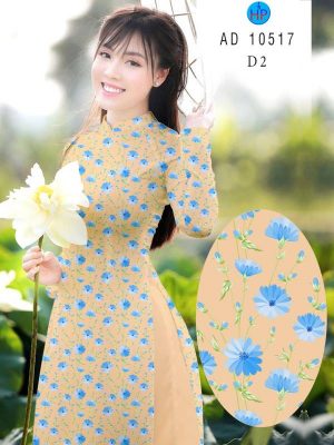 Vải Áo Dài Hoa Nhí kiểu mới AD 10517 28 1613533422 50 Vai Ao Dai Hoa Nhi kieu moi AD 10517
