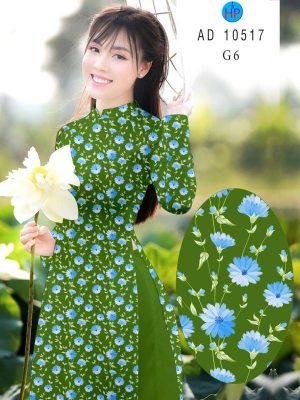 Vải Áo Dài Hoa Nhí kiểu mới AD 10517 30 1613533422 591 Vai Ao Dai Hoa Nhi kieu moi AD 10517