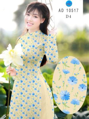 Vải Áo Dài Hoa Nhí kiểu mới AD 10517 26 1613533422 804 Vai Ao Dai Hoa Nhi kieu moi AD 10517