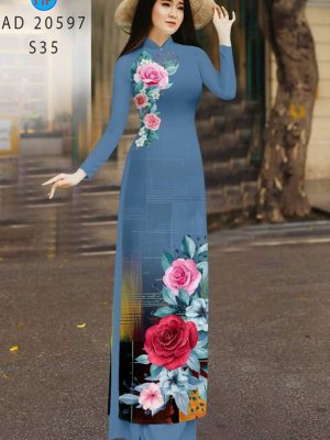 Vải Áo Dài Hoa Hồng thiết kế 2021 AD 20597 23 1613617623 363 Vai Ao Dai Hoa Hong thiet ke 2021 AD 20597
