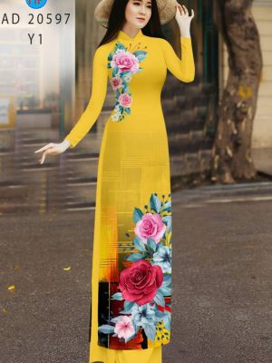 Vải Áo Dài Hoa Hồng thiết kế 2021 AD 20597 30 1613617624 213 Vai Ao Dai Hoa Hong thiet ke 2021 AD 20597