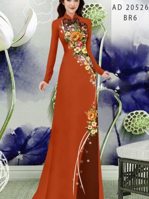 1613617823 428 Vai Ao Dai Hoa In 3D thiet ke 2021 AD