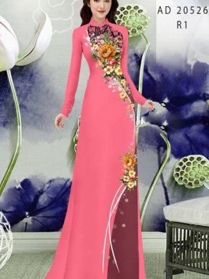 1613617825 699 Vai Ao Dai Hoa In 3D thiet ke 2021 AD