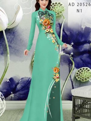 1613617830 339 Vai Ao Dai Hoa In 3D thiet ke 2021 AD