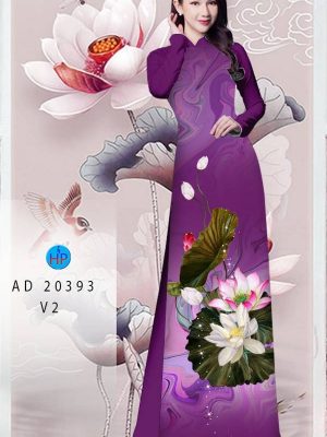 Vải Áo Dài Hoa Sen kiểu mới AD 20393 20 1613618332 812 Vai Ao Dai Hoa Sen kieu moi AD 20393