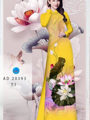 Vải Áo Dài Hoa Sen kiểu mới AD 20393 27 1613618334 40 Vai Ao Dai Hoa Sen kieu moi AD 20393